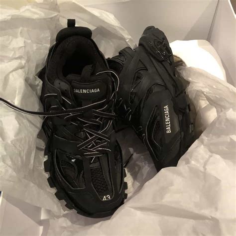 fake balenciaga shoes all black